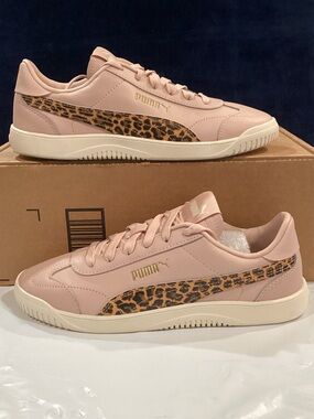 PUMA Carina Street Leo Pink Leopard Women’s Sneakers Size 8 NWOB